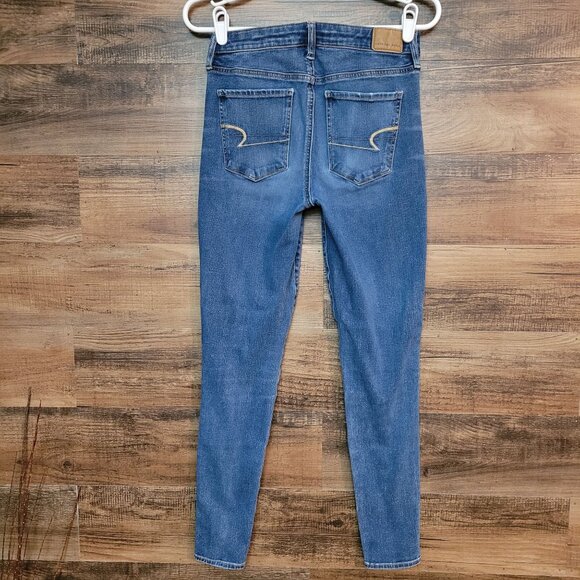 American Eagle Jeans 4 R Jegging 360 Next Level Stretch Super Hi Rise - Picture 2 of 11